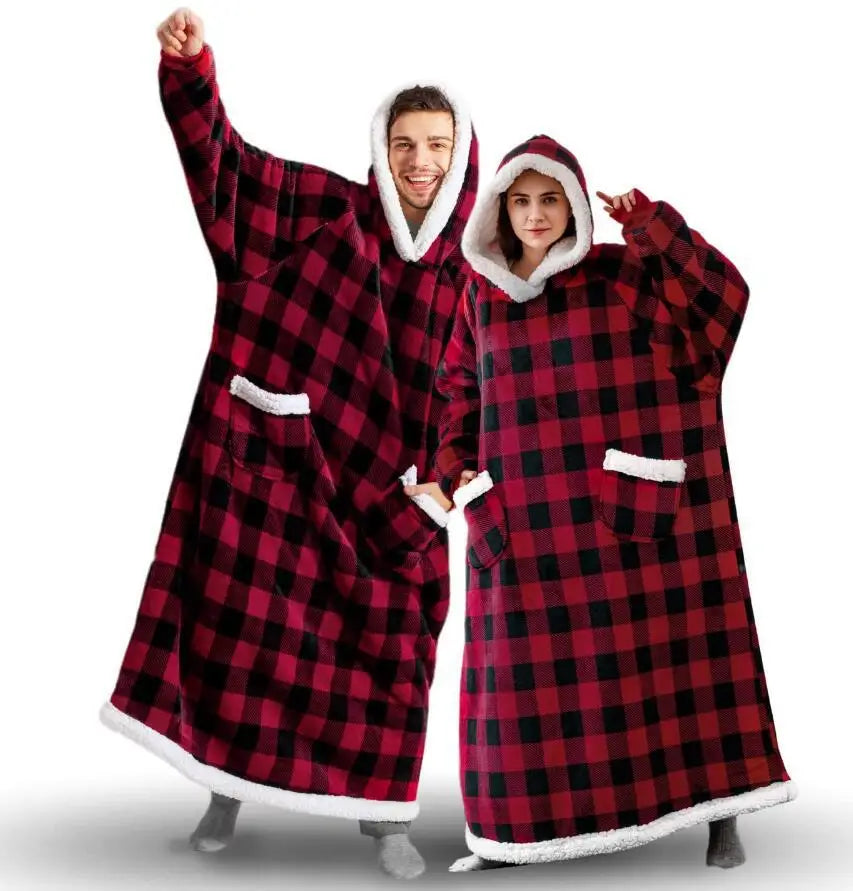 VINCI-V Extra Long Oversized Blanket Hoodie For Ultimate Comfort