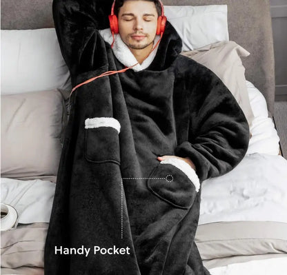 VINCI-V Extra Long Oversized Blanket Hoodie For Ultimate Comfort